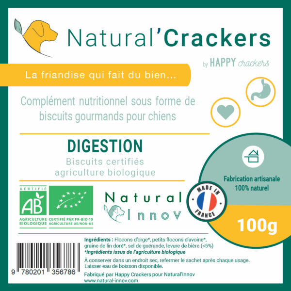 Natural'Crackers - Digestion DOG