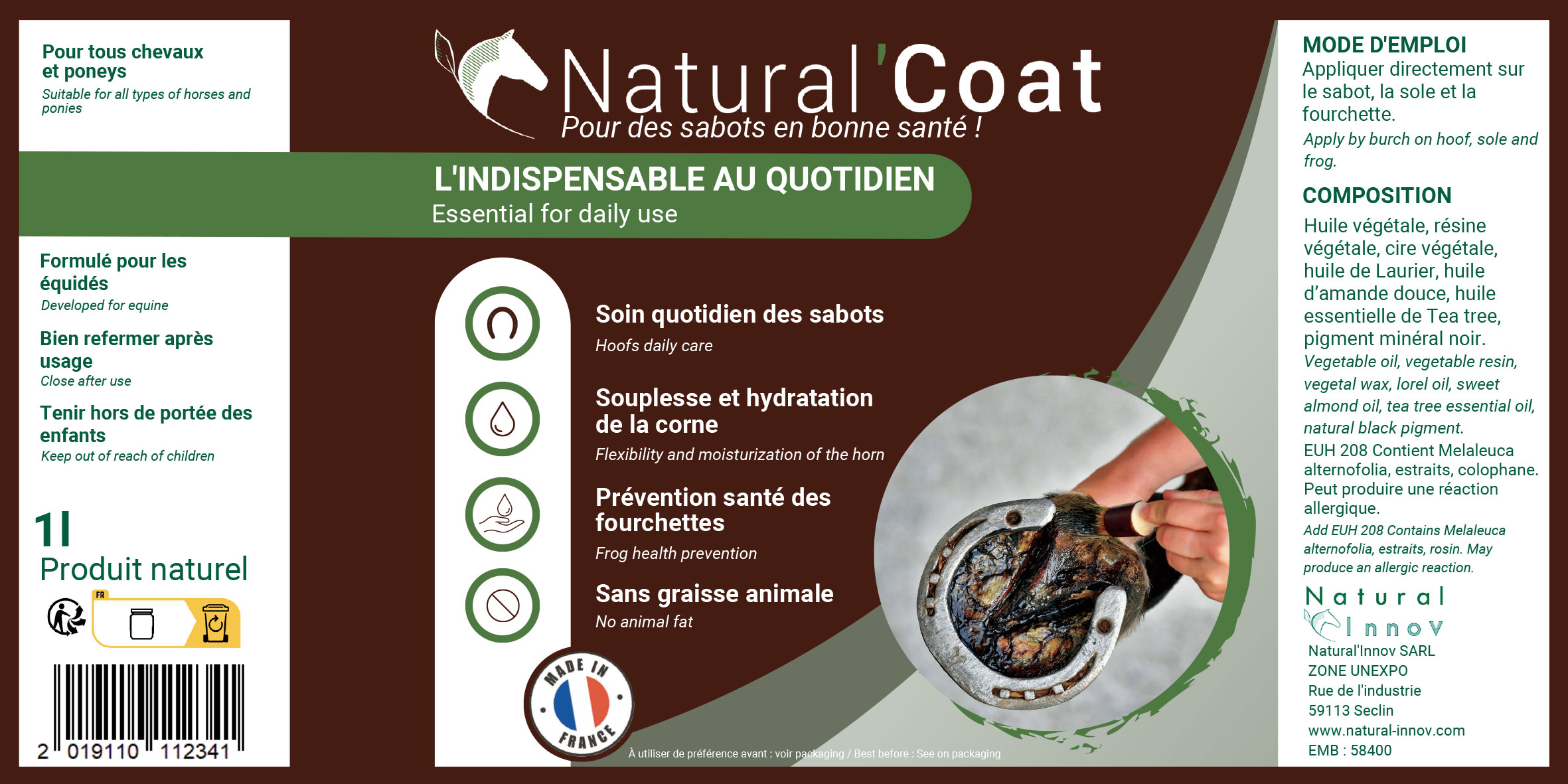 Anti-mousse Naturel Terrasses et bois extérieurs Côté Nature